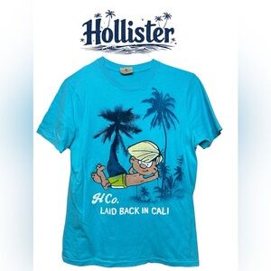 Hollister Blue Kids Graphic T-Shirt